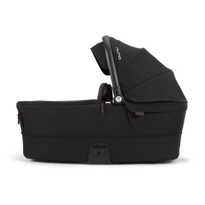 Nuna MIXX™ Series Bassinet + Stand in Caviar/Chocolate