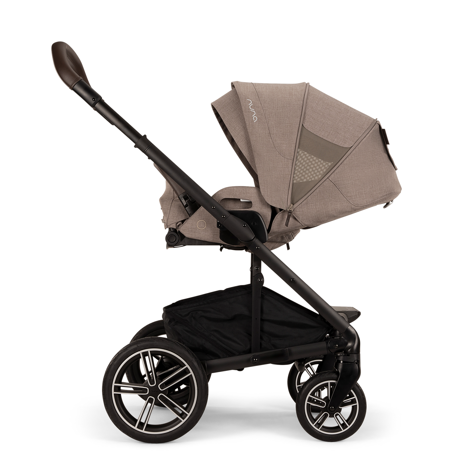 Nuna MIXX Next Stroller with Magnetic Buckle in Cedar