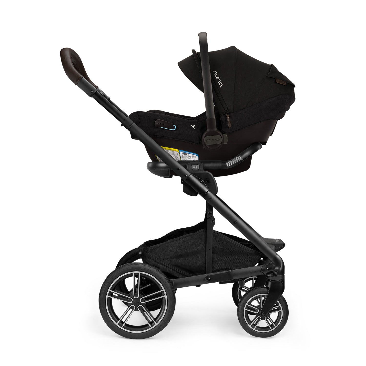 Nuna MIXX™ Next + PIPA™ Aire RX Travel System in Caviar/Chocolate