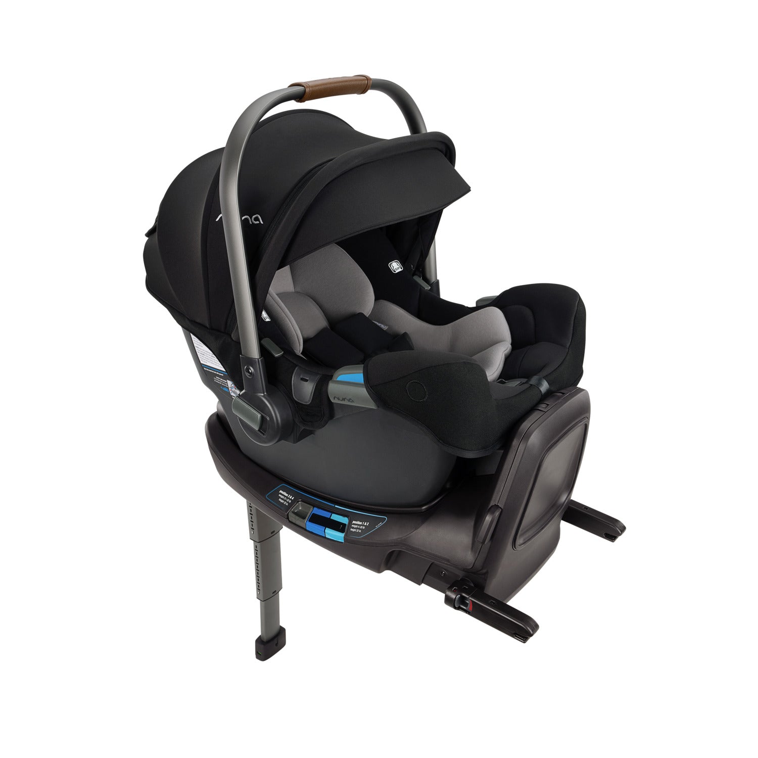 Nuna PIPA™ RX Infant Car Seat + RELX Base in Caviar