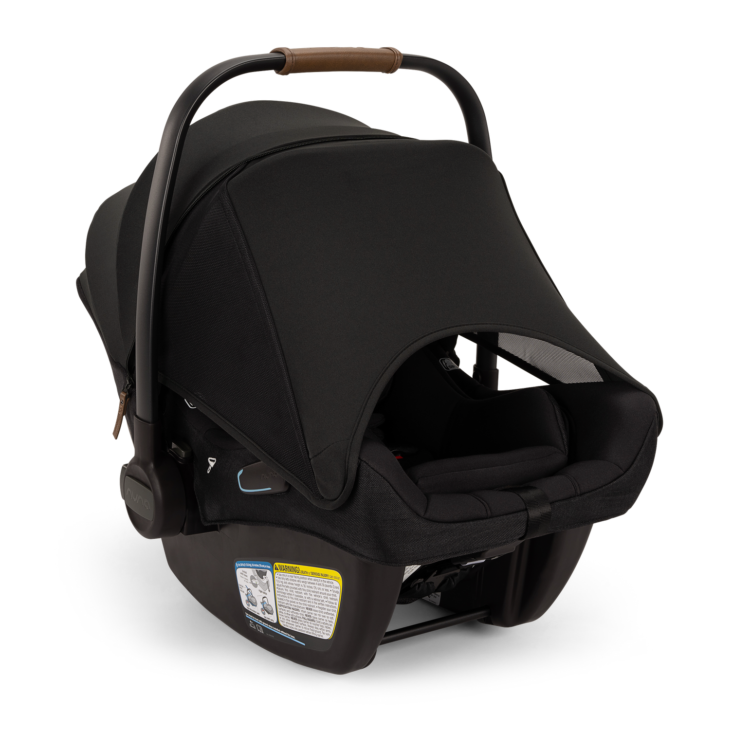 Nuna PIPA™ Aire RX Infant Car Seat + RELX Base in Caviar