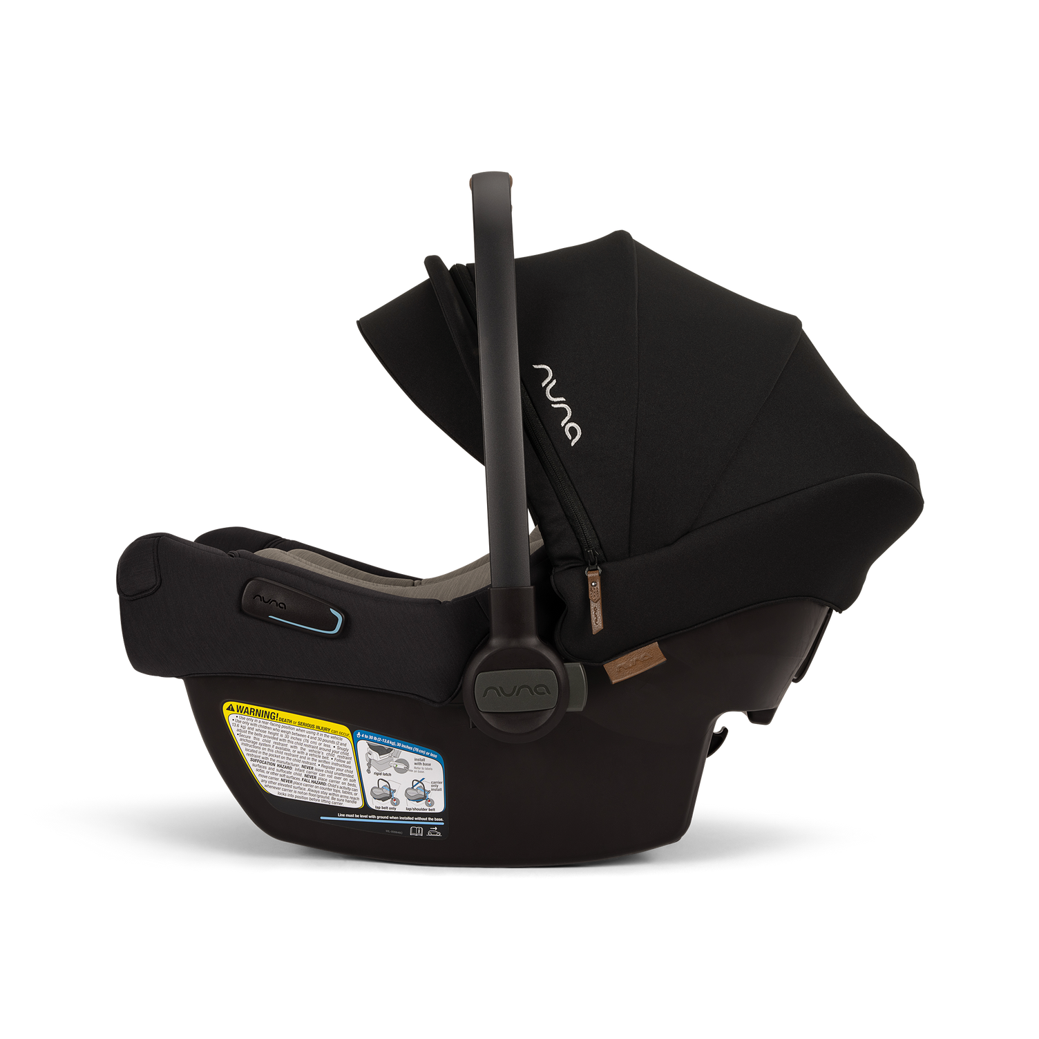 Nuna PIPA™ Aire Infant Car Seat + PIPA Series Base in Caviar