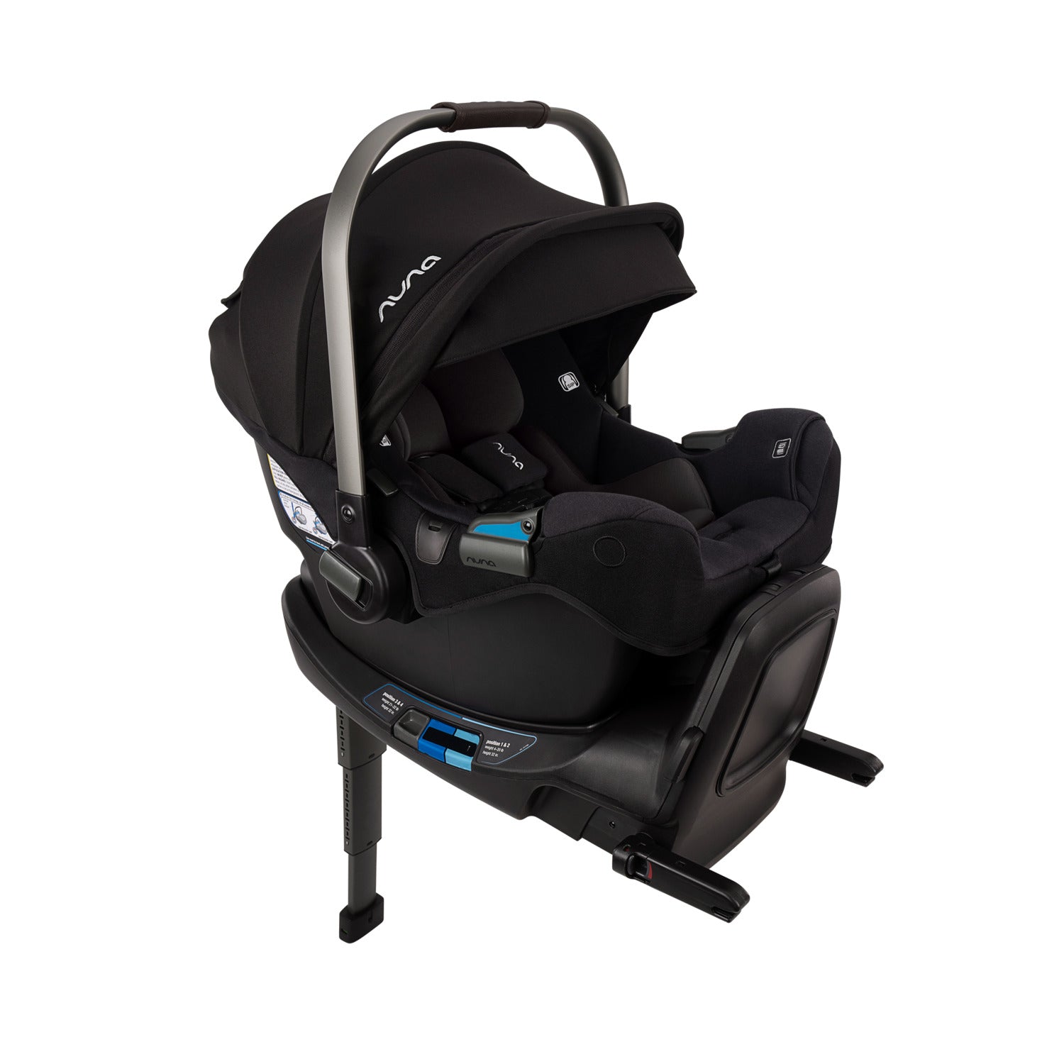 Nuna MIXX Next + PIPA RX Travel System in Caviar/Chocolate