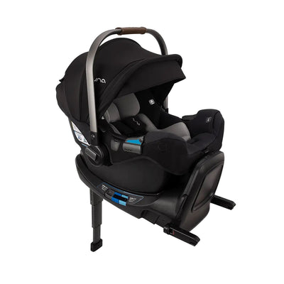 Nuna PIPA™ RX Infant Car Seat + RELX Base in Caviar/Cognac