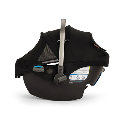 Nuna PIPA™ RX Infant Car Seat + RELX Base in Caviar/Cognac