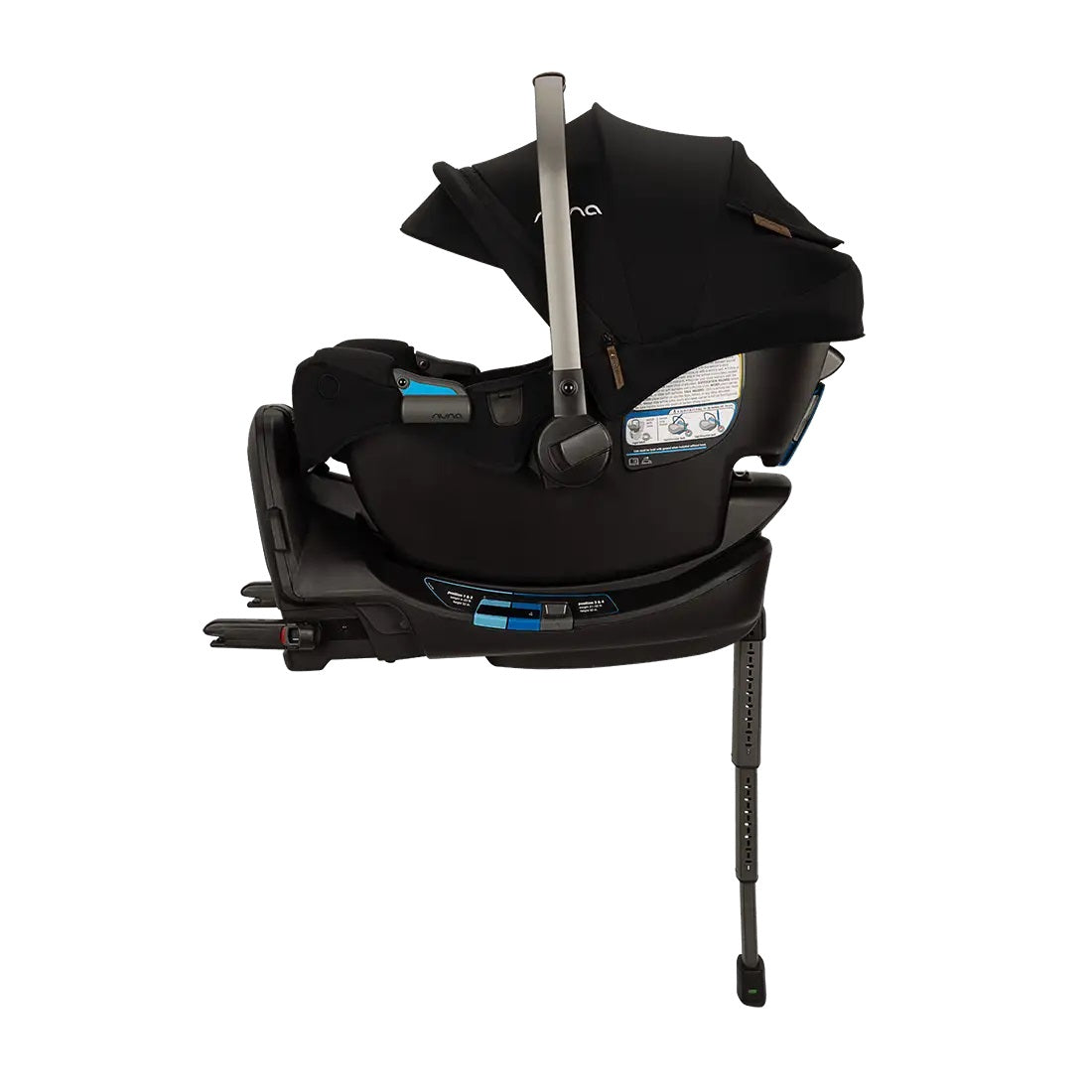 Nuna PIPA™ RX Infant Car Seat + RELX Base in Caviar/Cognac