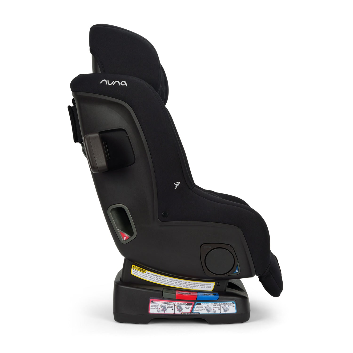 Nuna RAVA Next Convertible Car Seat in Caviar
