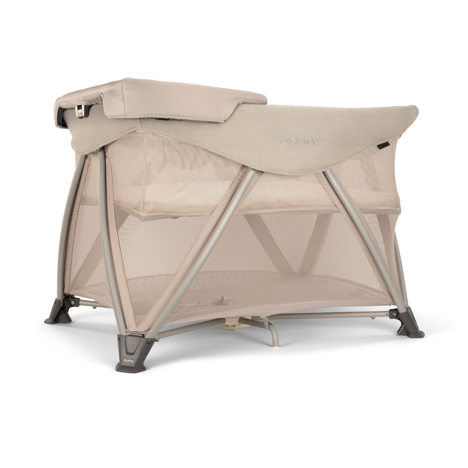 Nuna SENA™ Aire Travel Crib + Changer in Biscotti