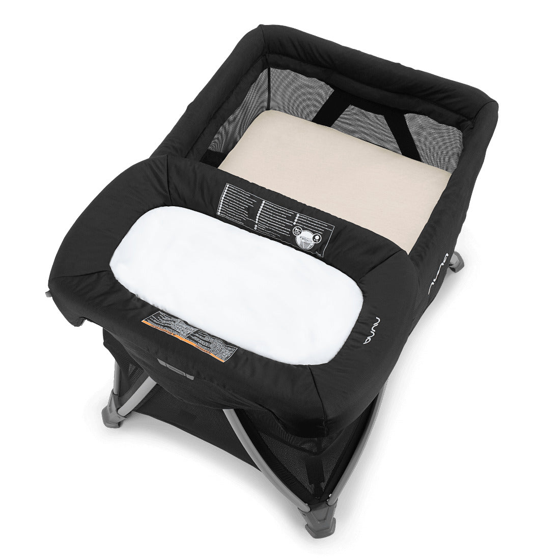 Nuna SENA™ Aire Travel Crib + Changer in Caviar