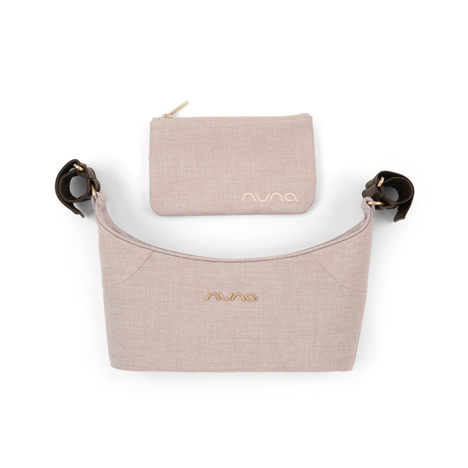 Nuna Stroller Organizer in Biscotti