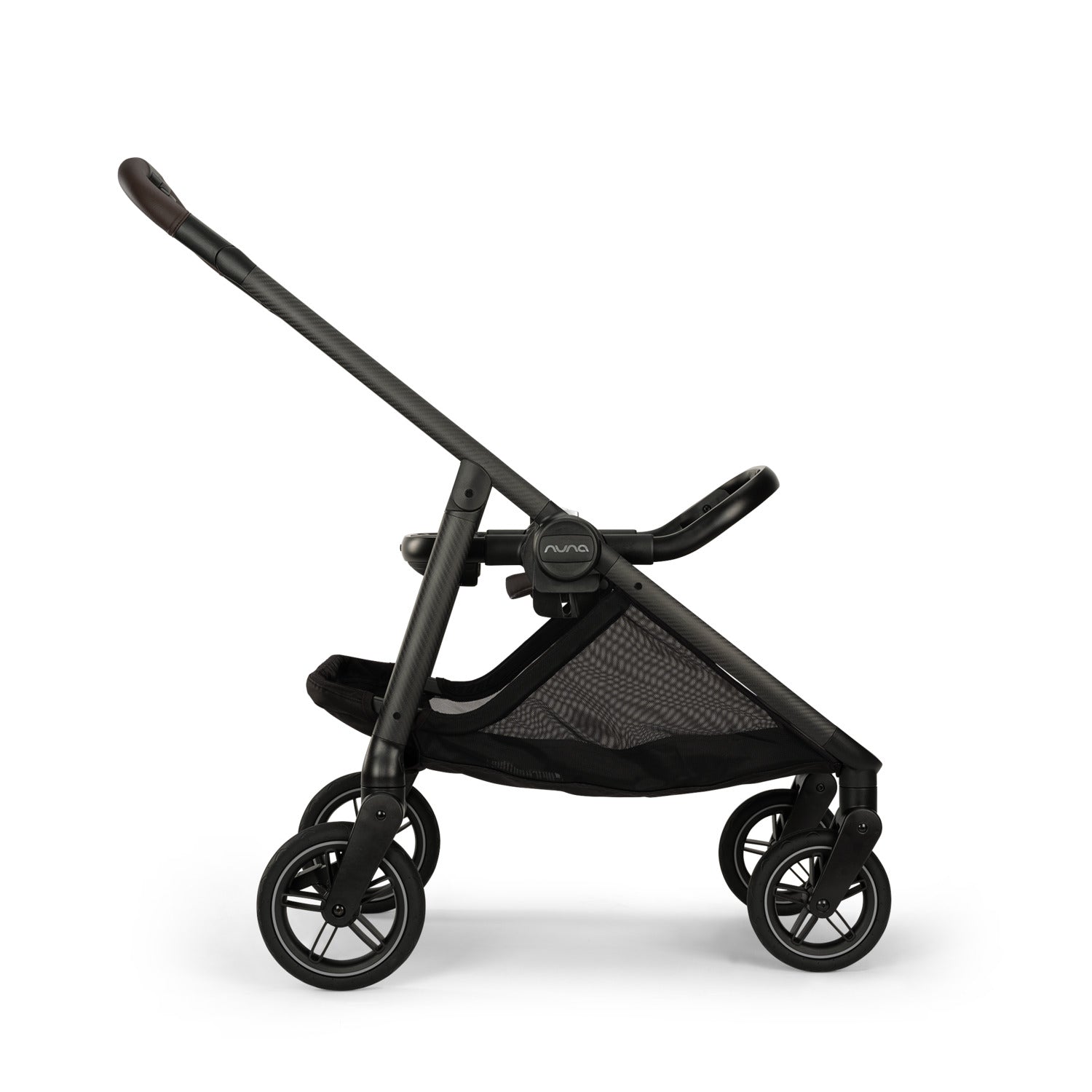 Nuna SWIV™ Stroller in Caviar/Chocolate