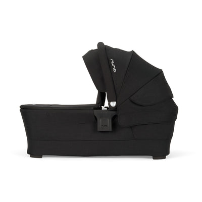 Nuna SWIV™ and TRIV™ Series Bassinet + Stand in Caviar/Chocolate