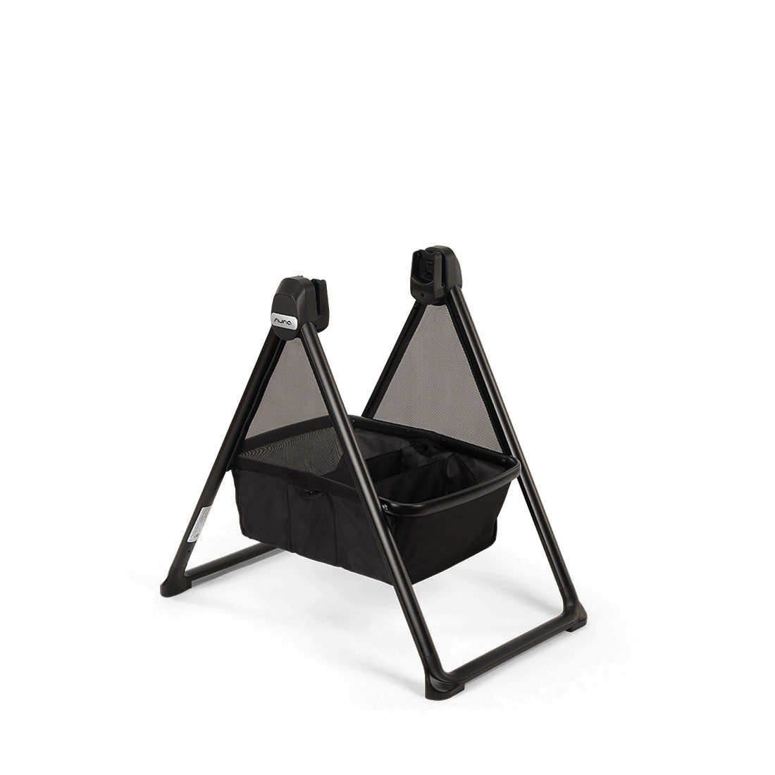 Nuna SWIV™ and TRIV™ Series Bassinet + Stand in Caviar/Chocolate