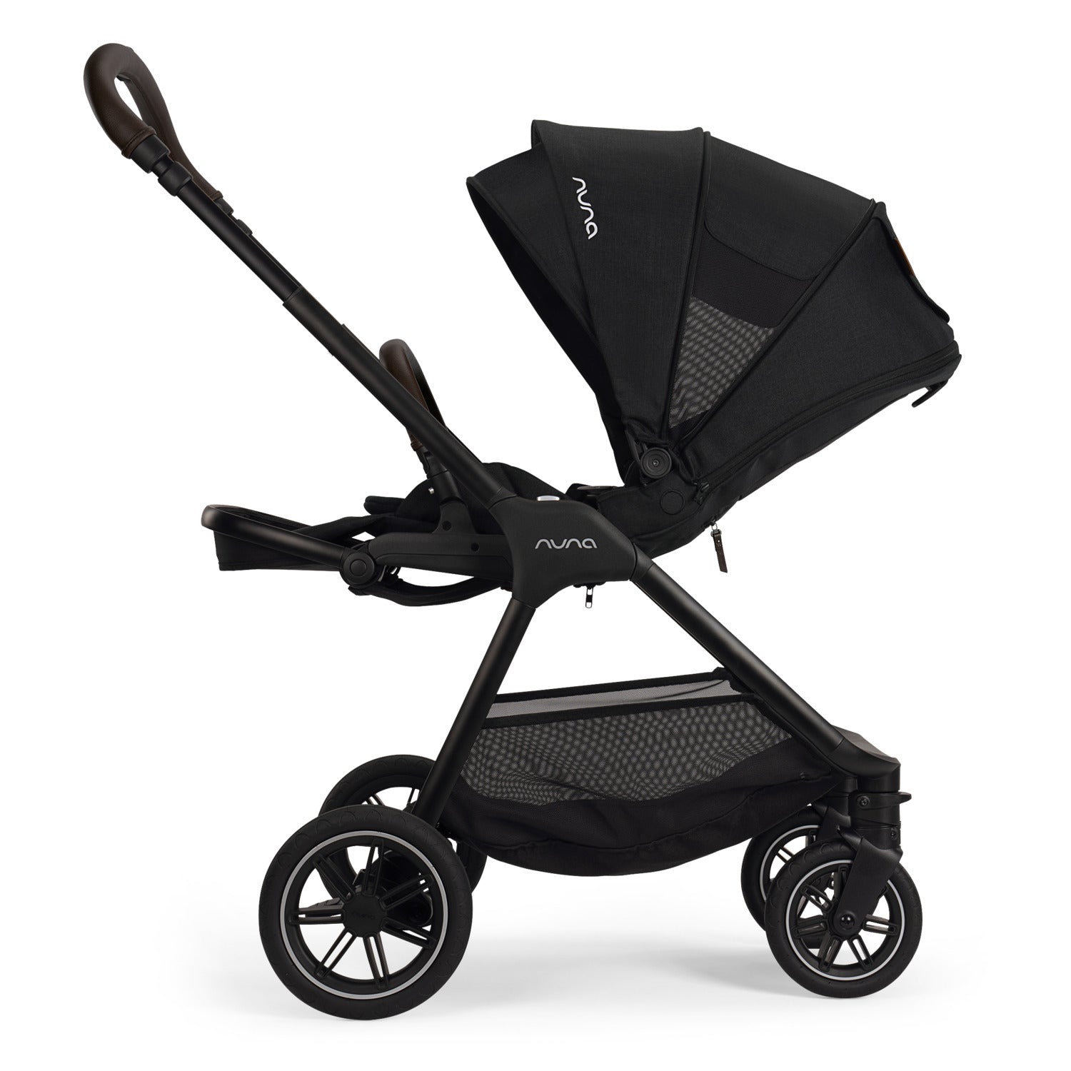 Nuna TRIV™ Next Stroller in Caviar/Chocolate