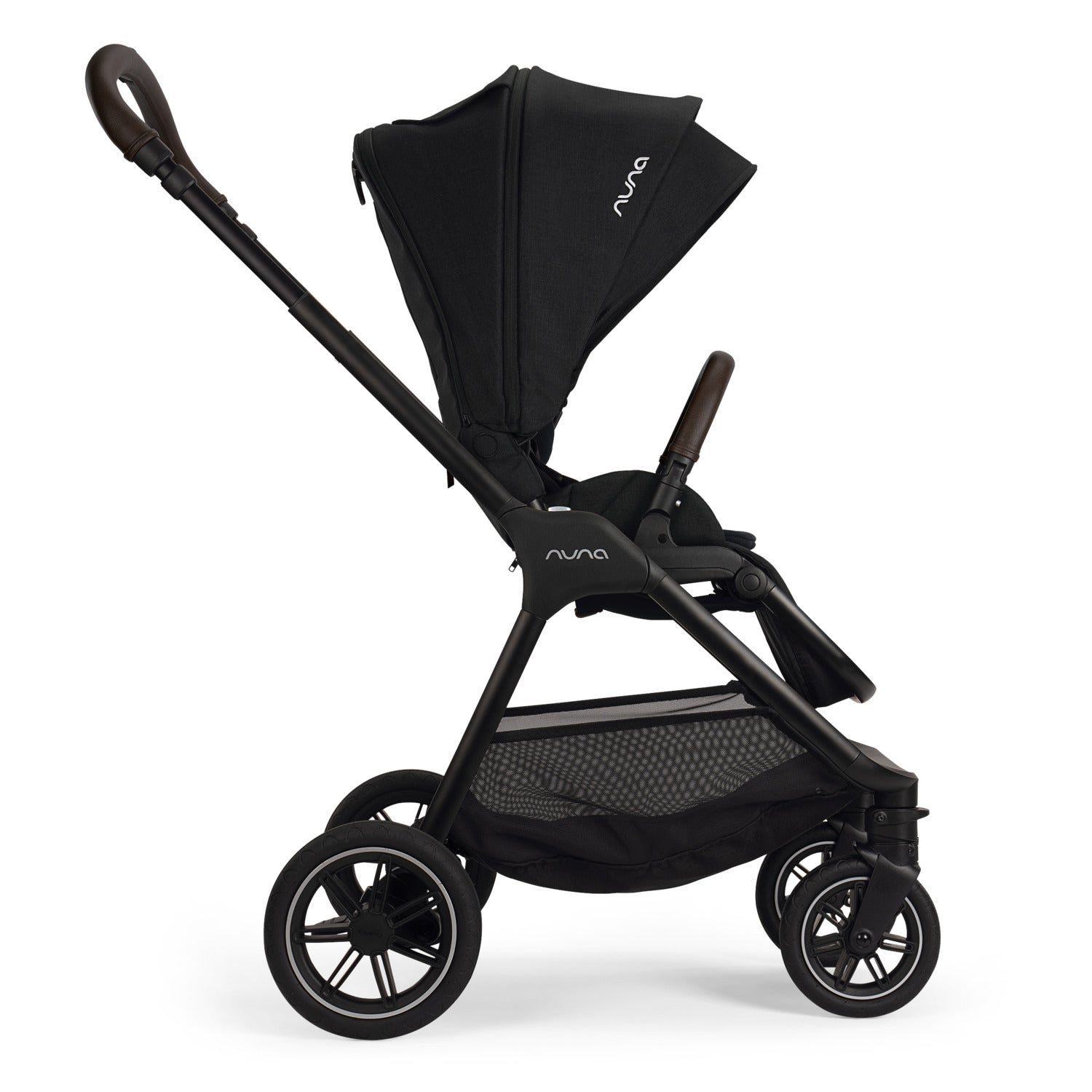 Nuna TRIV™ Next Stroller in Caviar/Chocolate