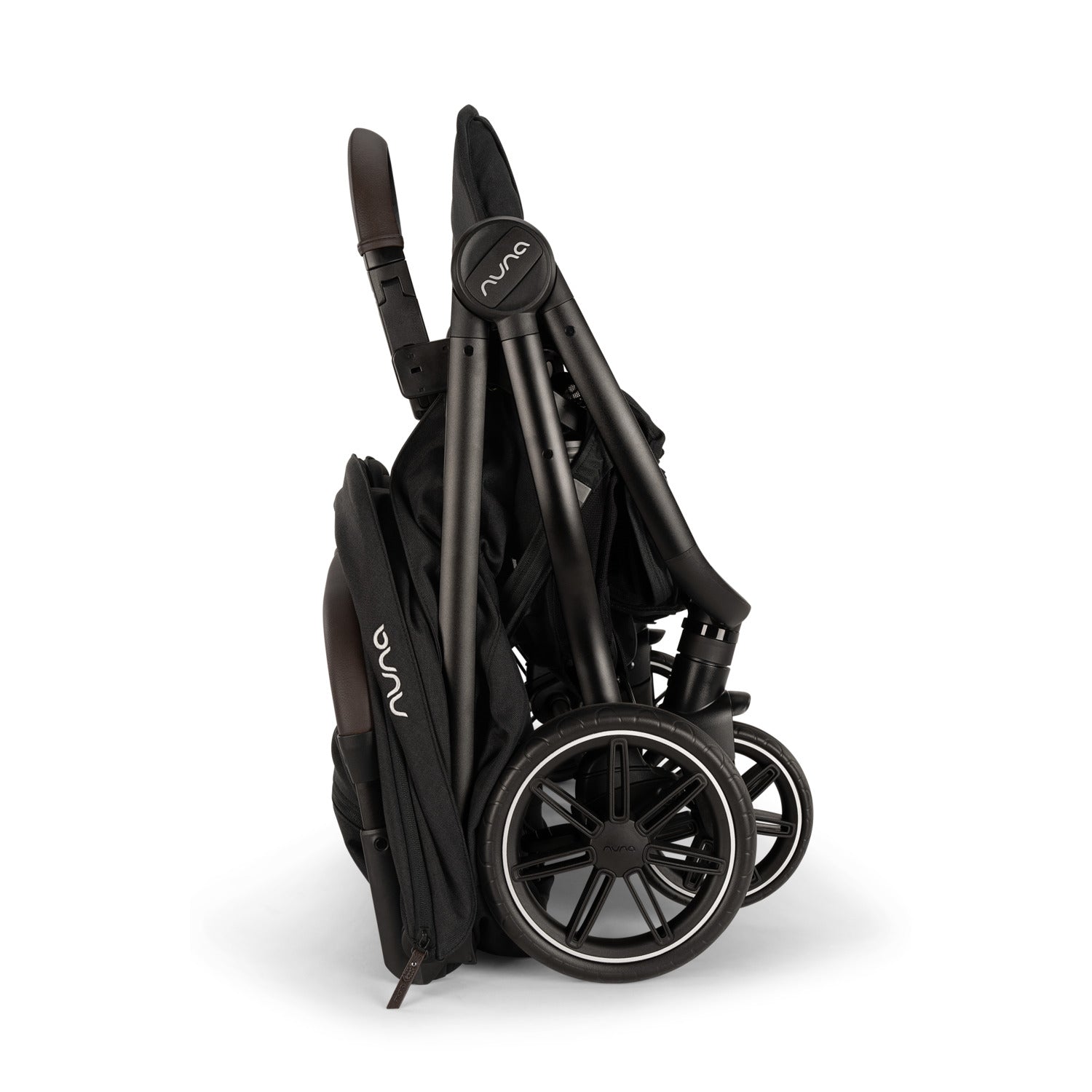 Nuna TRVL™ dubl Stroller folded