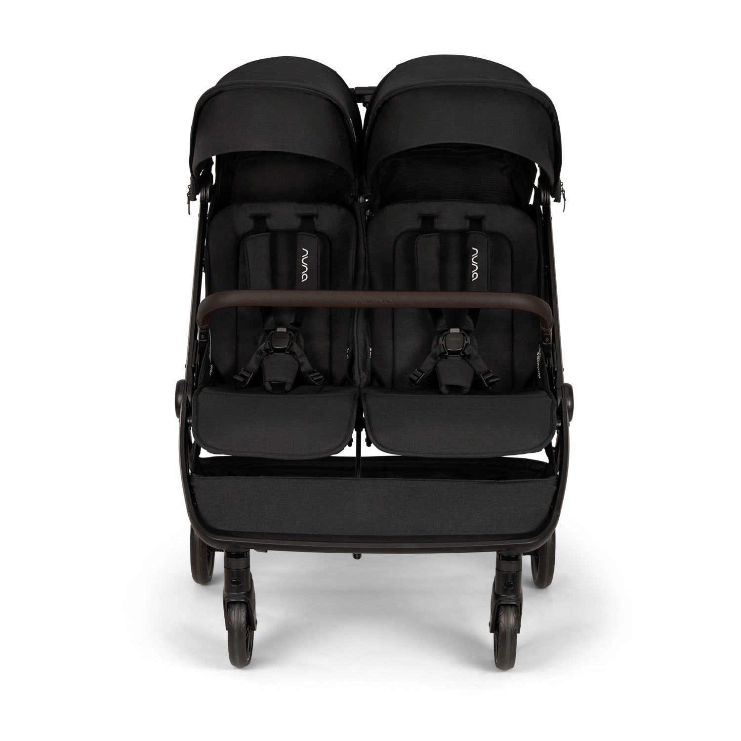 Nuna TRVL™ dubl Stroller in Caviar Chocolate