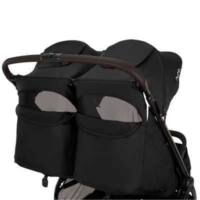 Nuna TRVL™ dubl Stroller in Caviar Chocolate