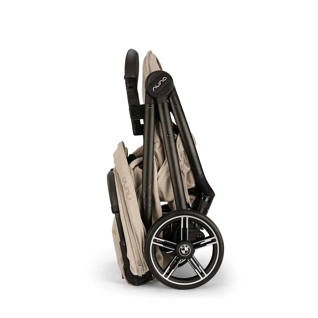 Nuna TRVL™ LX BMW Stroller in Mica FOLDED