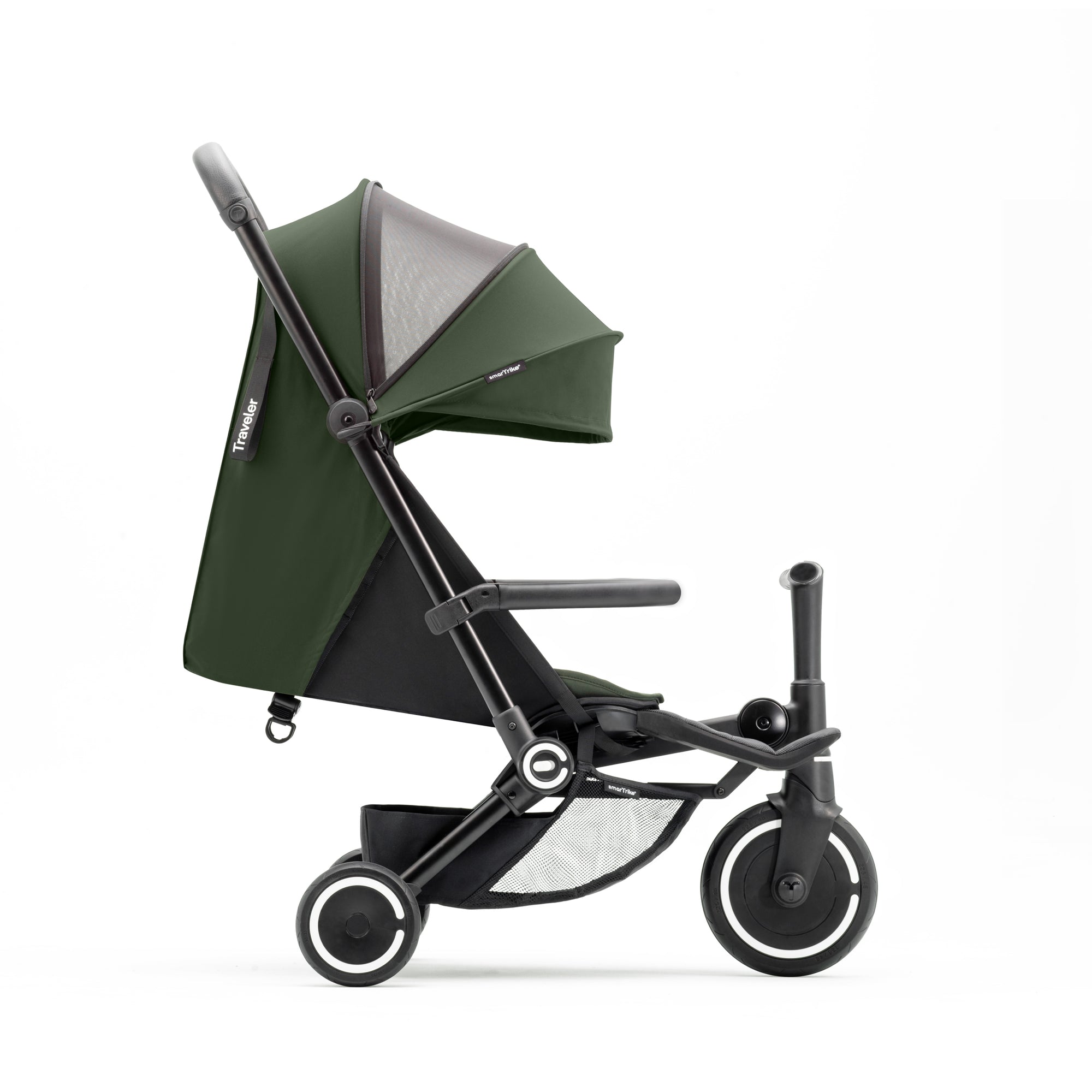 smarTrike Traveler Stroller in Forest Green
