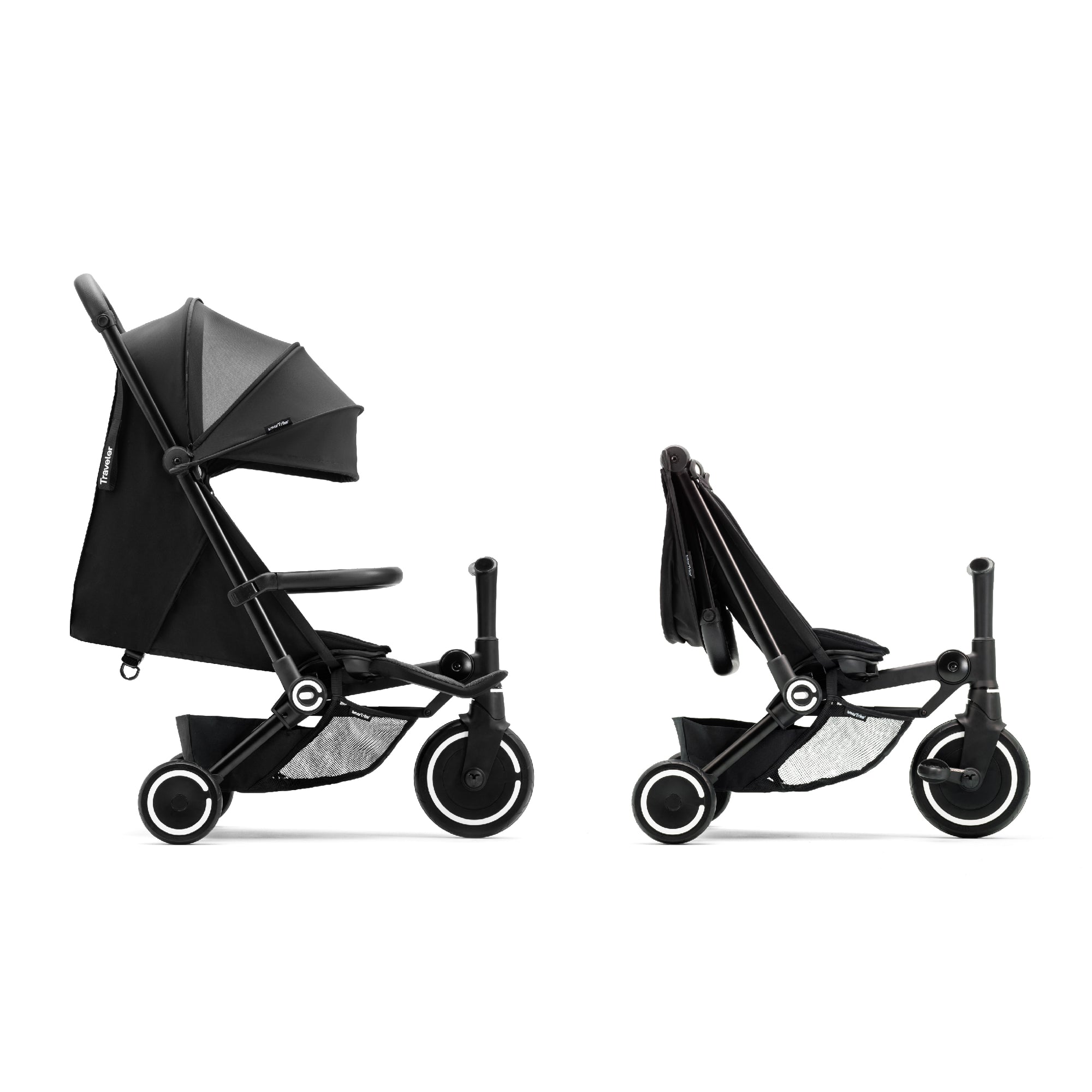 smarTrike Traveler Stroller in Onyx Black