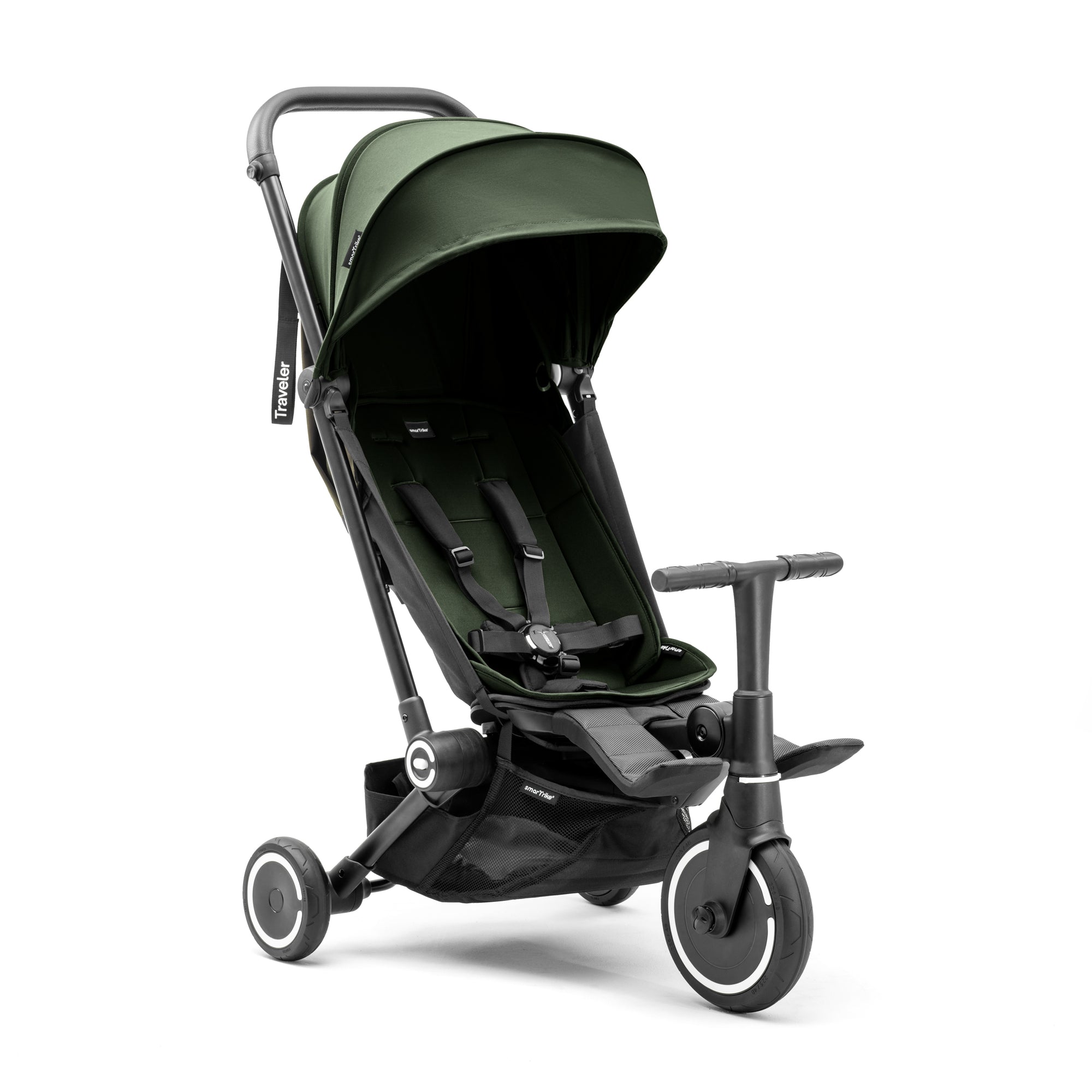 smarTrike Traveler Stroller in Forest Green