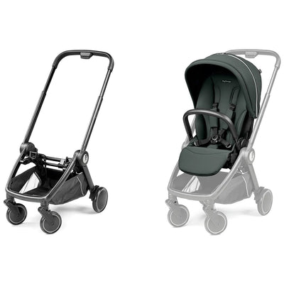 Peg Perego City Loop Chassis + City Loop Seat in Metal