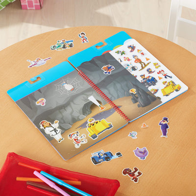 Melissa & Doug PAW Patrol Restickable Stickers Flip-Flap Pad - Classic Missions