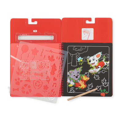 Melissa & Doug PAW Patrol Scratch Art Pad - Marshall