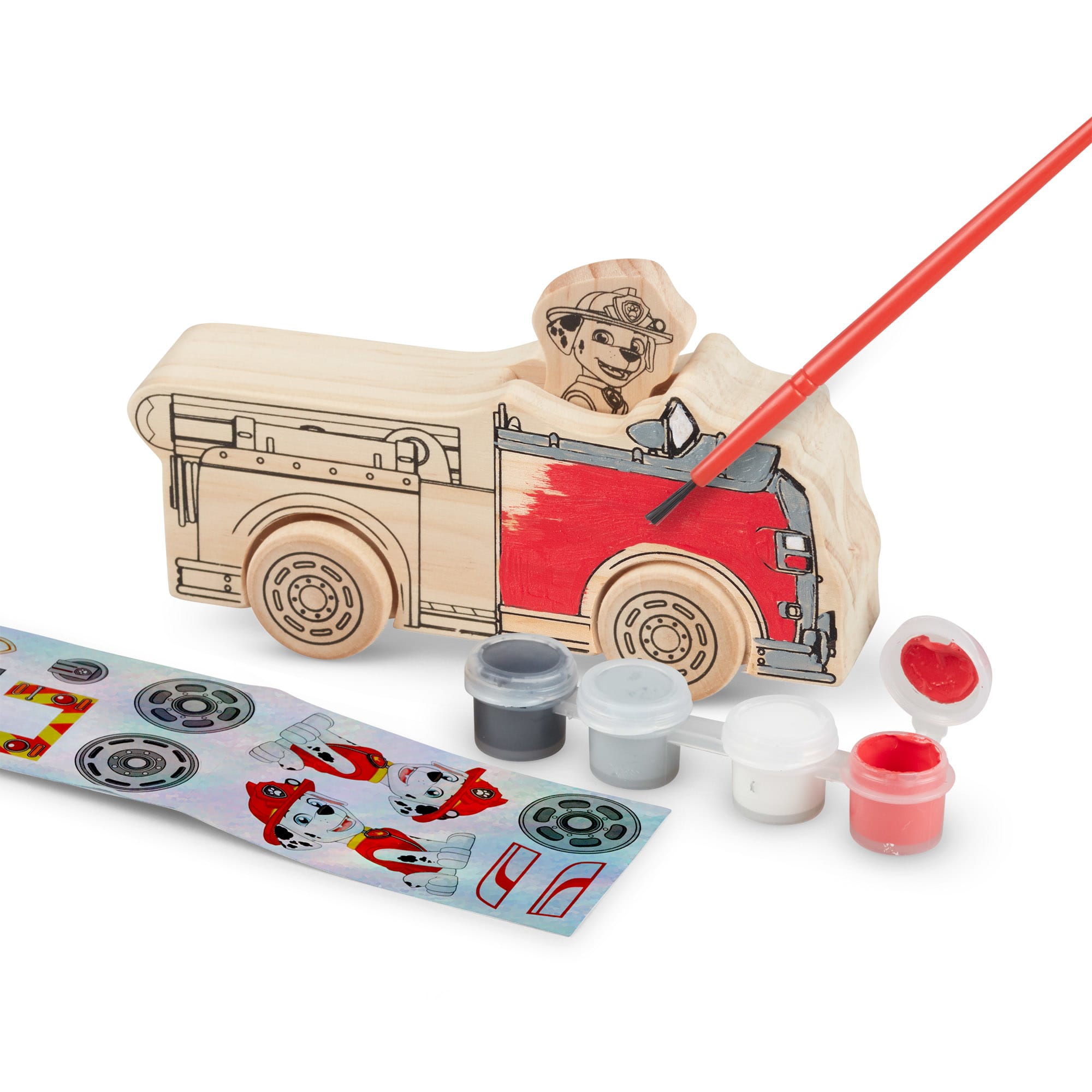 Melissa & Doug PAW Patrol Wooden Craft Kit - Vehicles
