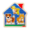 Melissa & Doug Pets Jumbo Knob Puzzle