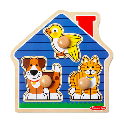 Melissa & Doug Pets Jumbo Knob Puzzle