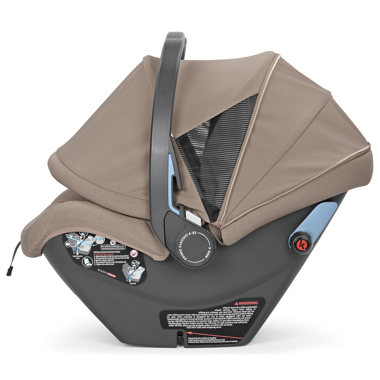 Peg Perego Viaggio Nido Infant Car Seat in Pine Bark