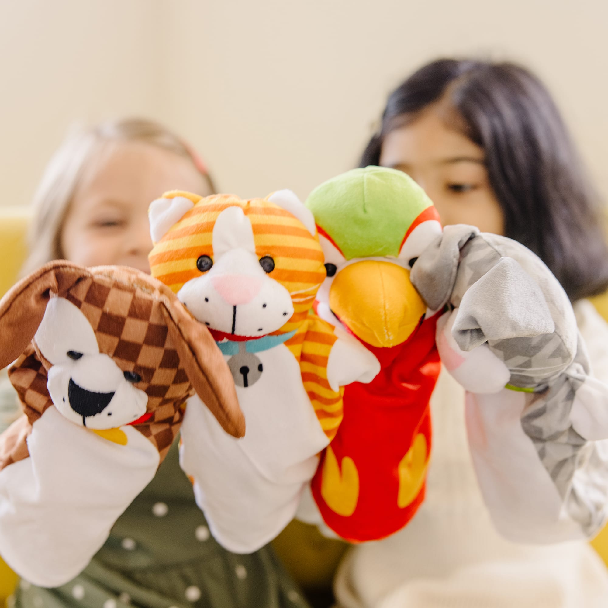 Melissa & Doug Playful Pets Hand Puppets