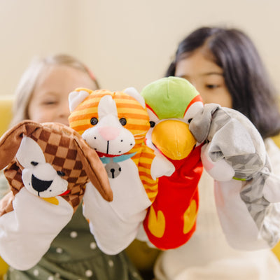 Melissa & Doug Playful Pets Hand Puppets