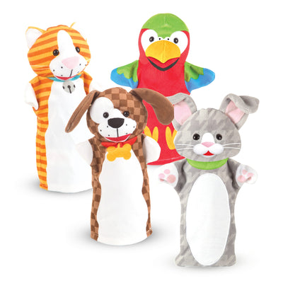 Melissa & Doug Playful Pets Hand Puppets