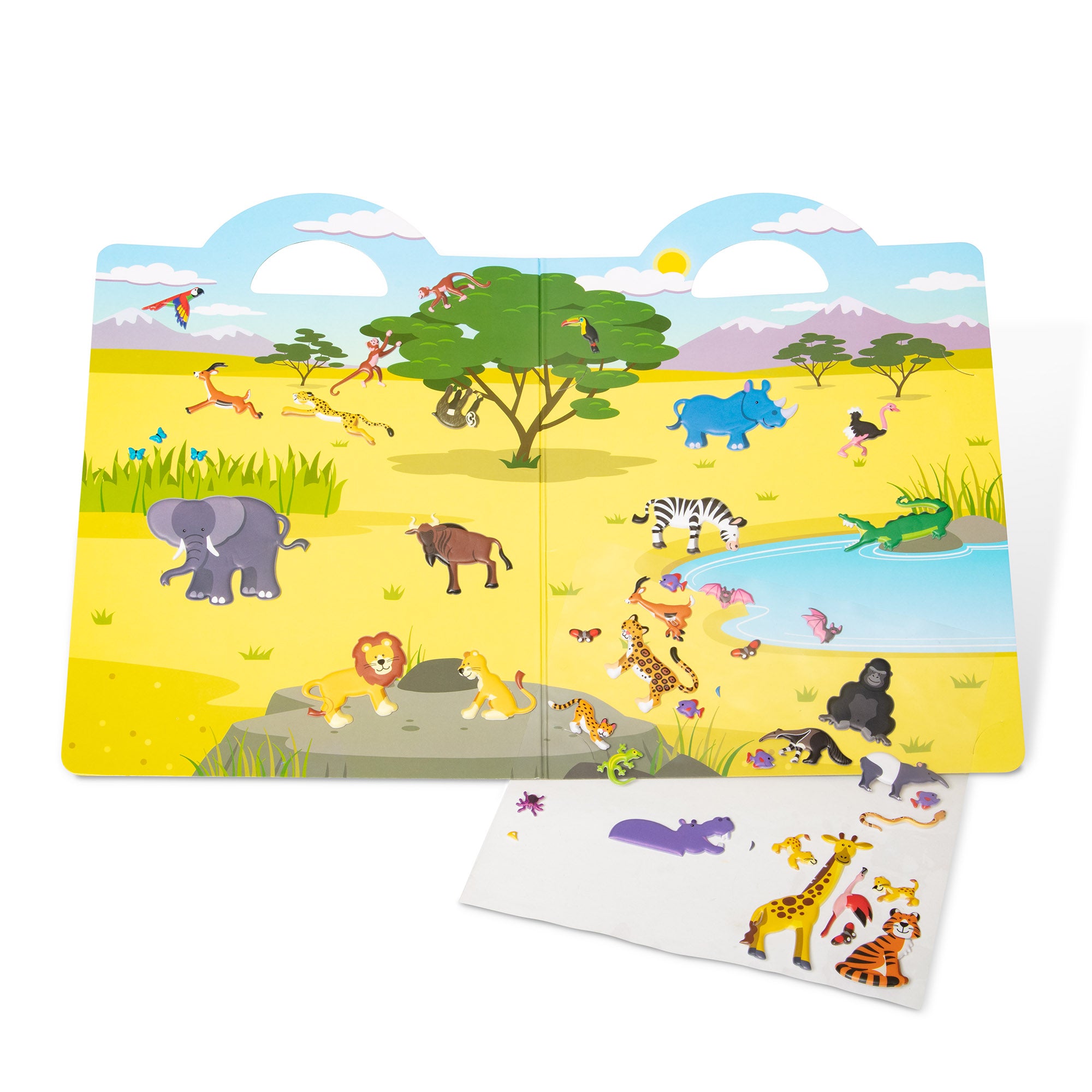 Melissa & Doug Puffy Sticker Play Set - Safari