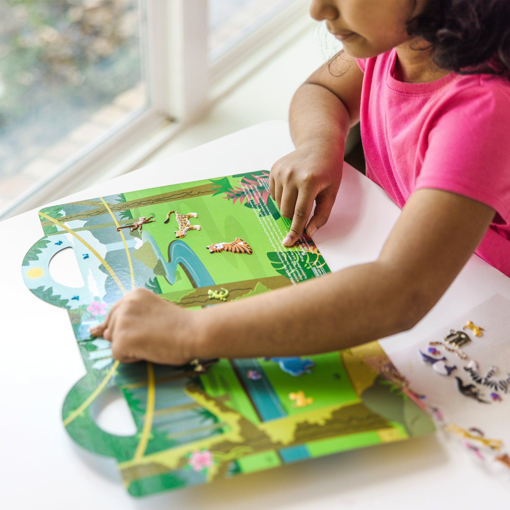 Melissa & Doug Puffy Sticker Play Set - Safari