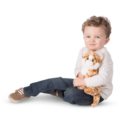 Melissa & Doug Pumpkin Tabby Cat Stuffed Animal