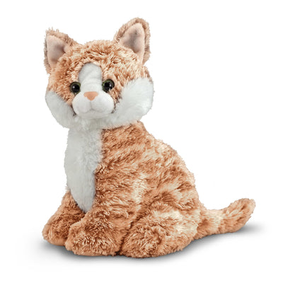 Melissa & Doug Pumpkin Tabby Cat Stuffed Animal