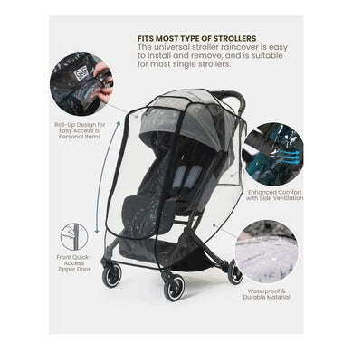 guzzie+Guss Universal Stroller Rain Cover