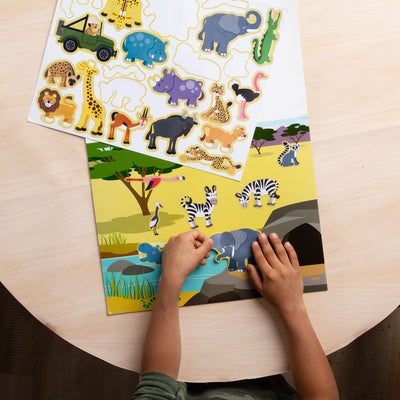 Melissa & Doug Reusable Sticker Pad - Habitats