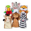 Melissa & Doug Safari Buddies Hand Puppets (6 Pc)