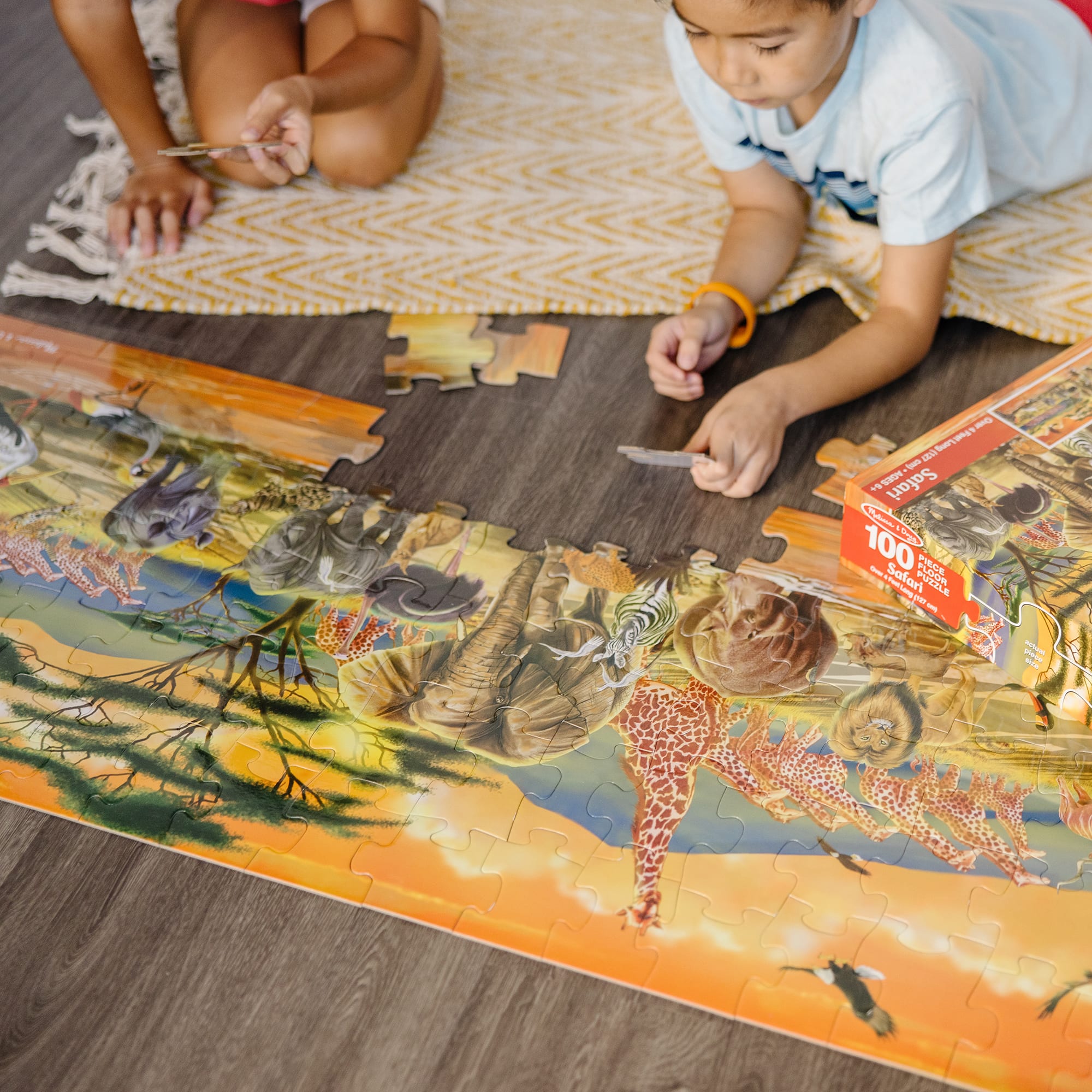 Melissa & Doug Puzzle magnétique Safari 2x 15 pièces Melissa & Doug Puzzle magnétique Safari 2x 15 pièces