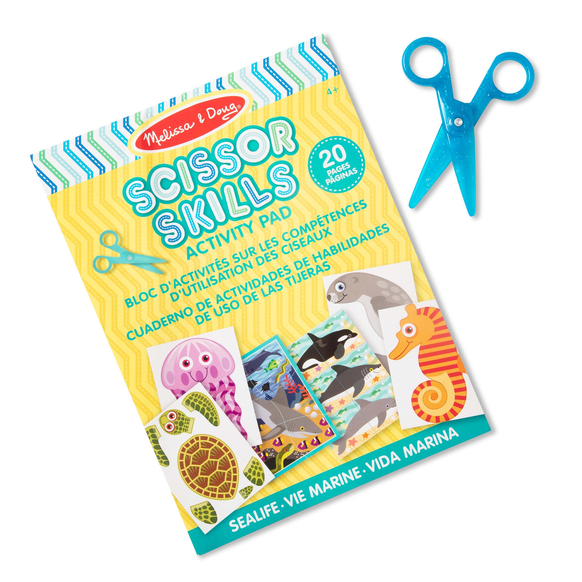 Melissa & Doug Sea Life Scissor Skills Activity Pad