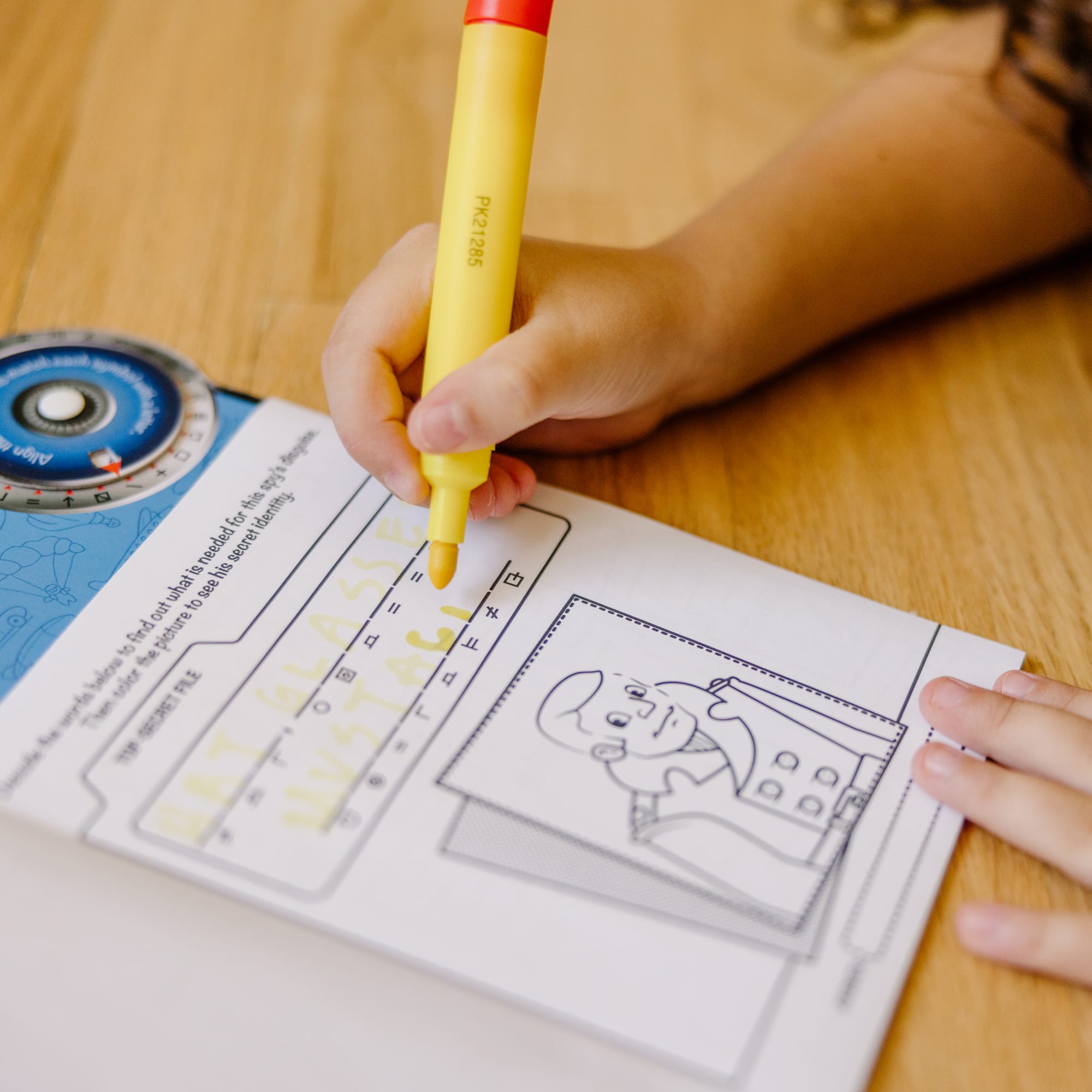 Melissa & Doug Secret Decoder Game Book - On the Go Travel Activity Book