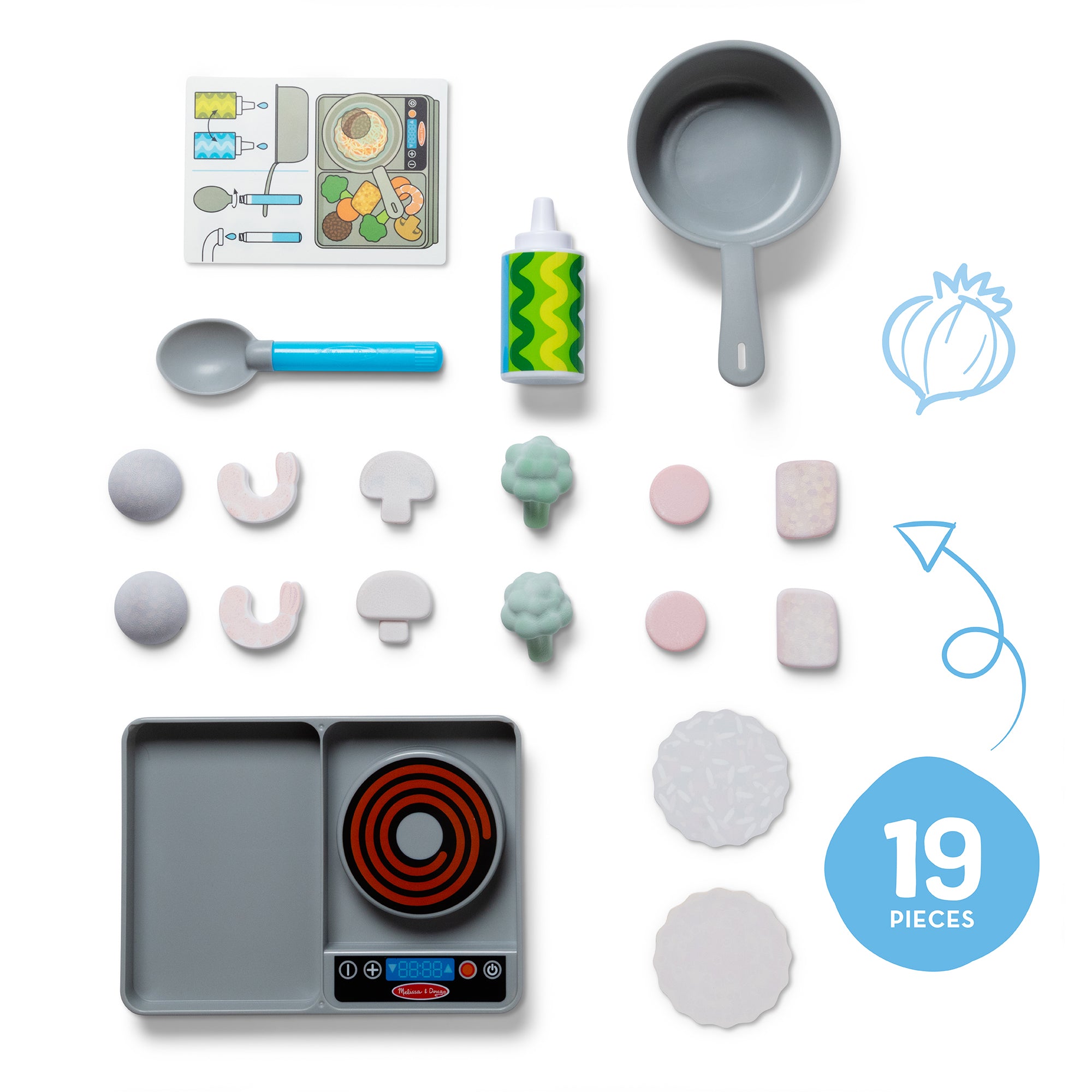 Melissa & Doug Simmer & Stir Stove Top Play Set