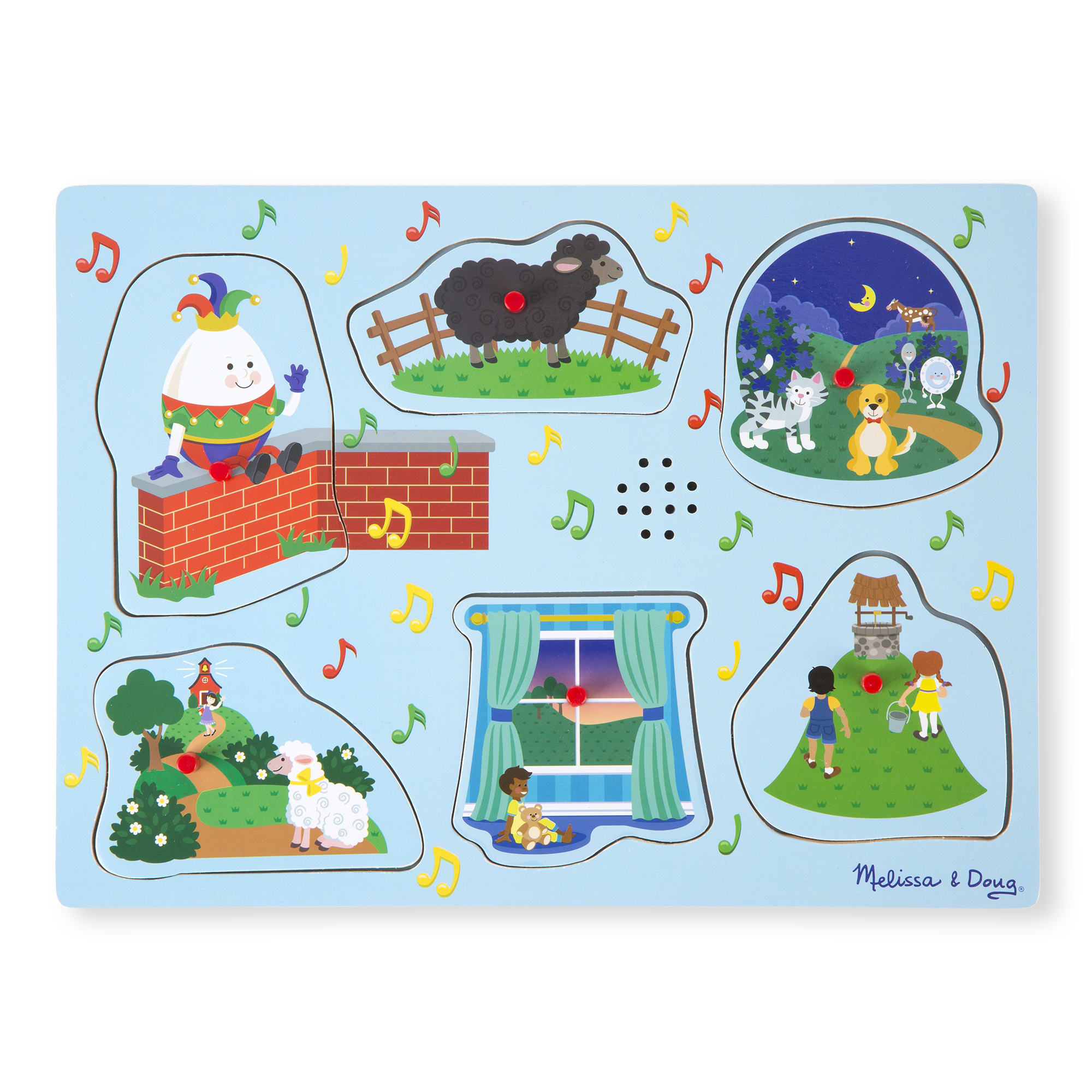 Melissa & Doug Sing-Along Nursery Rhymes Sound Puzzle