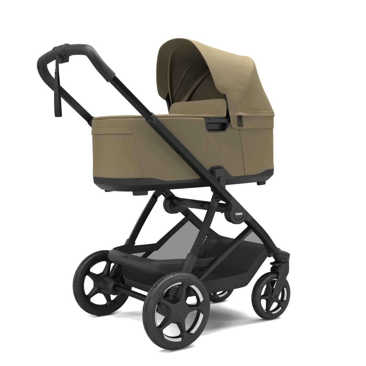 Thule Charm Stroller + Bassinet Bundle in Faded Khaki