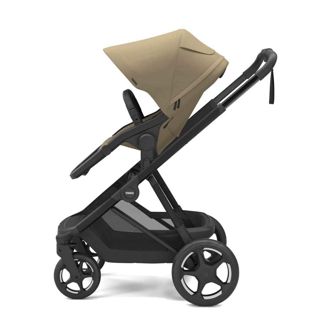 Thule Charm Stroller in 
Faded Khaki on Black